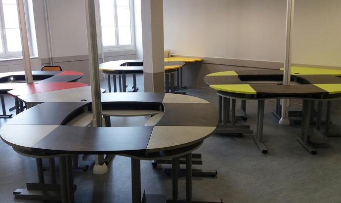 Mobilier de formation modulable