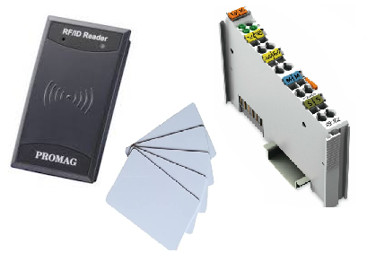 Kit RFID pour gestion de la borne de recharge Wago