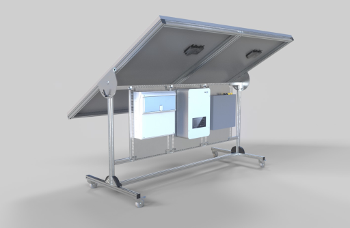 Banc solaire autoconsommation connecté avec micro onduleurs et stockage
