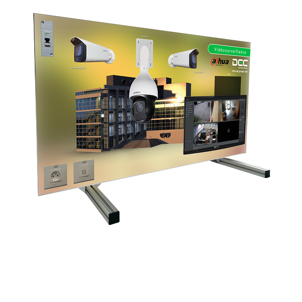 Panneau vidéo surveillance tertiaire Dahua