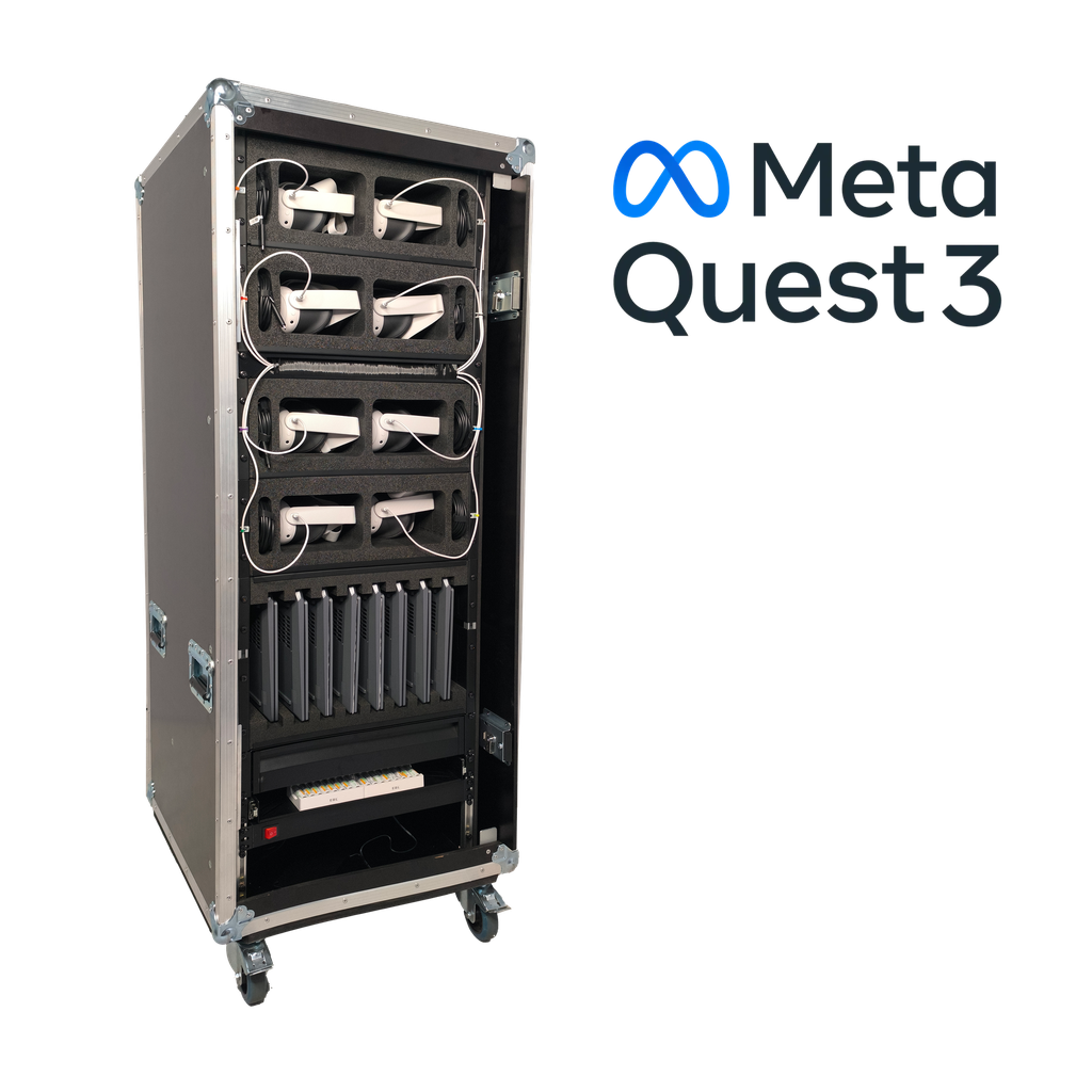Classe mobile virtuelle 8 postes : Flight Case 8 xconfig Quest 3